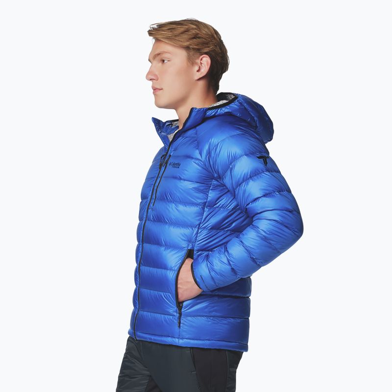 Columbia Arctic Crest Daunenjacke mit Kapuze Mountain Blue Jacket für Herren 4