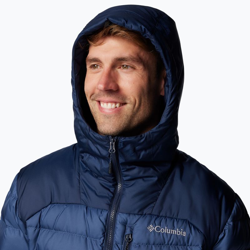 Herren Columbia Autumn Park II Down Kapuzenjacke dark mountain/ collegiate navy 6