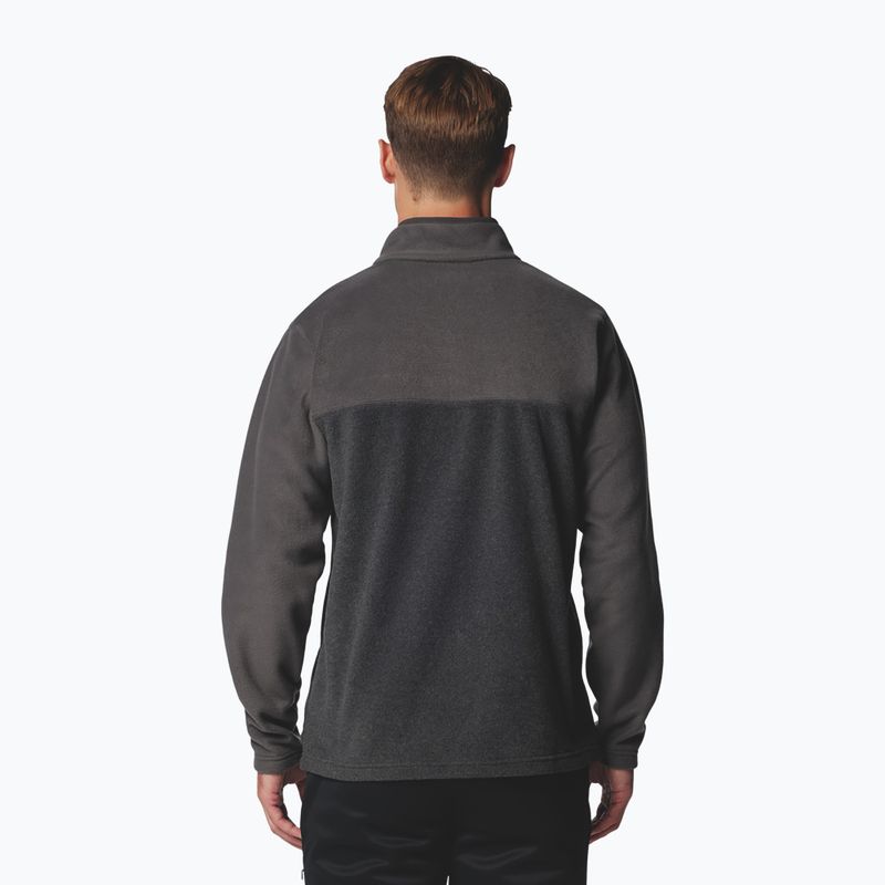 Fleecejacke für Herren Columbia Steens Mountain Half Snap II charcoal heather/shark 3