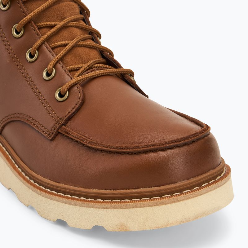 Sorel Slabtown 62 Moc WP Herrenstiefel Samt hellbraun/tabakfarben 7
