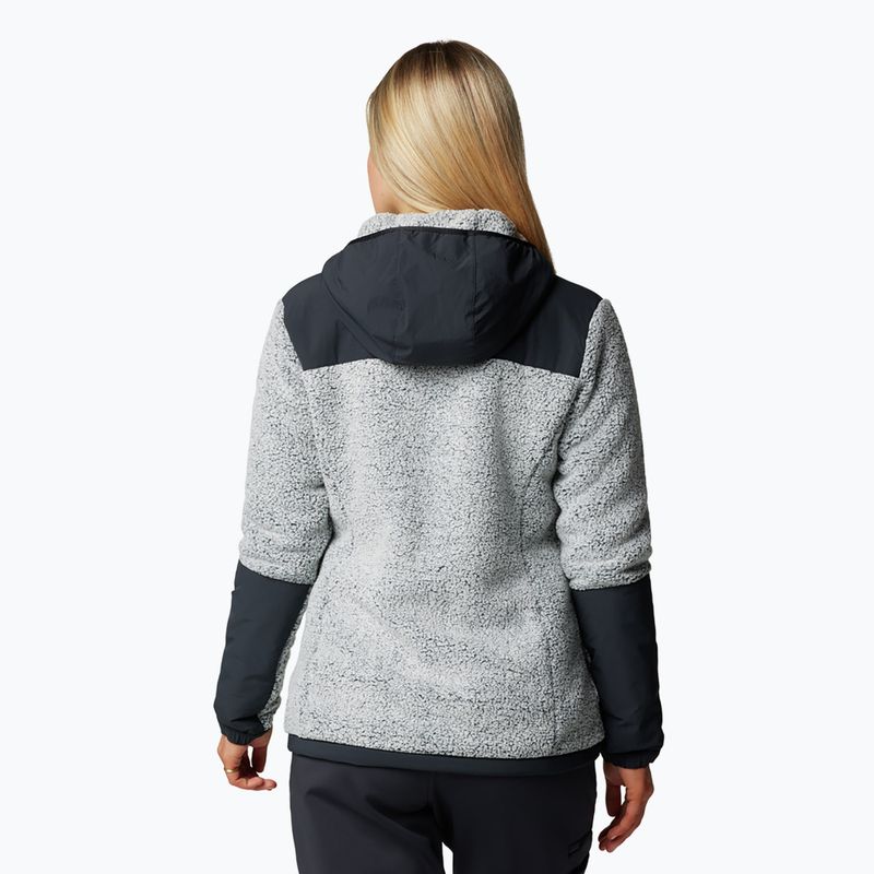 Columbia Damen Arctic Crest Sherpa Sweatshirt weiß/schwarz 3