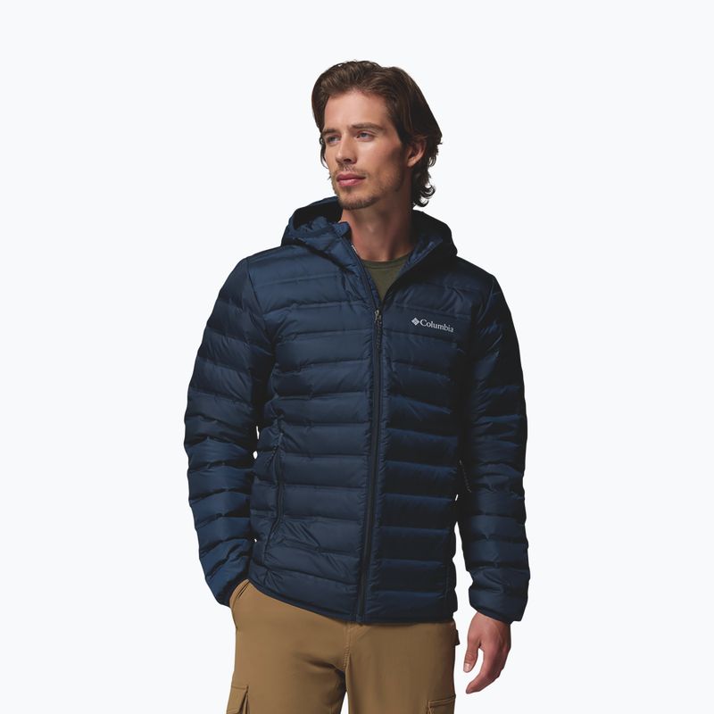 Herren-Daunenjacke Columbia Lake 22 II Down Hooded collegiate navy