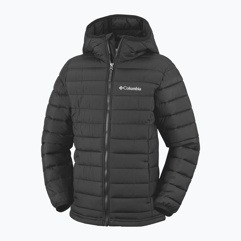 Kinderjacke Columbia Powder Lite II Hooded black 3