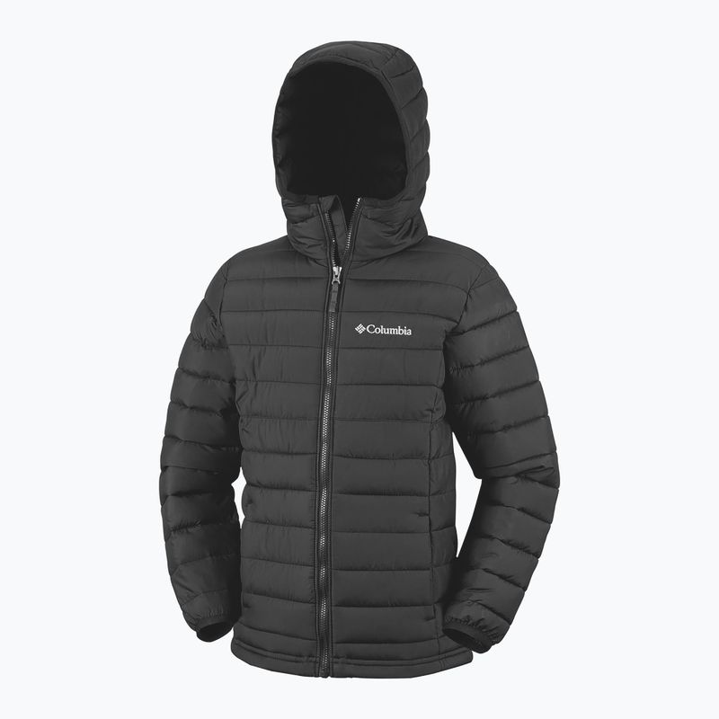 Kinderjacke Columbia Powder Lite II Hooded black 4