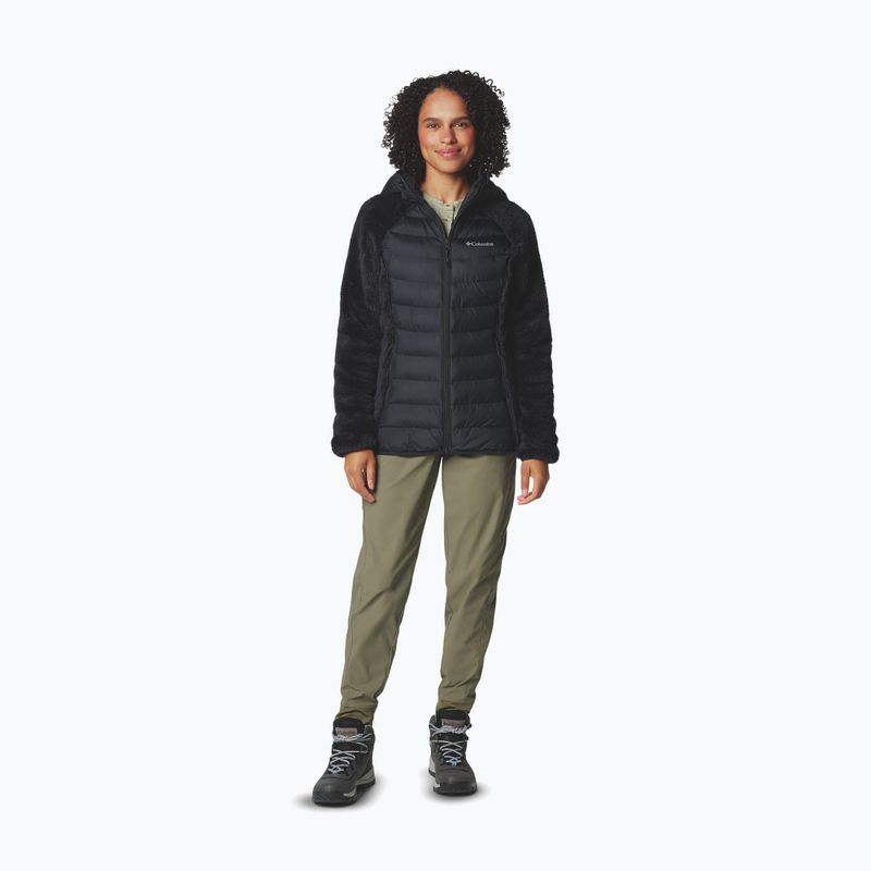 Damen Hybridjacke Columbia Powder Lite II Sherpa Hybrid schwarz 2