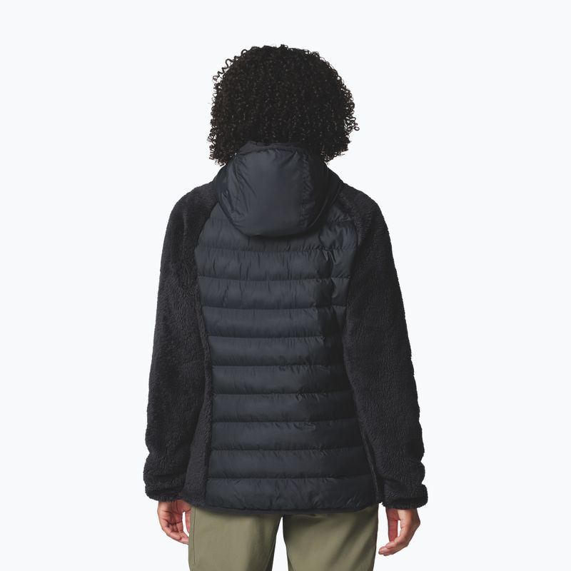 Gefütterte Damenjacke Columbia Powder Lite II Sherpa Hybrid black 3