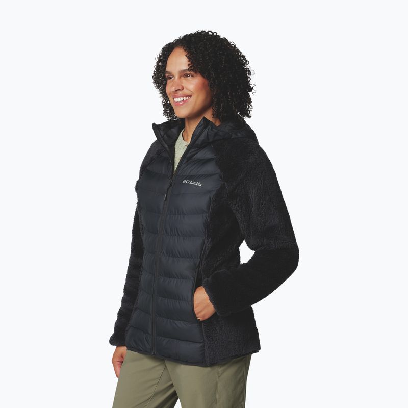 Gefütterte Damenjacke Columbia Powder Lite II Sherpa Hybrid black 4