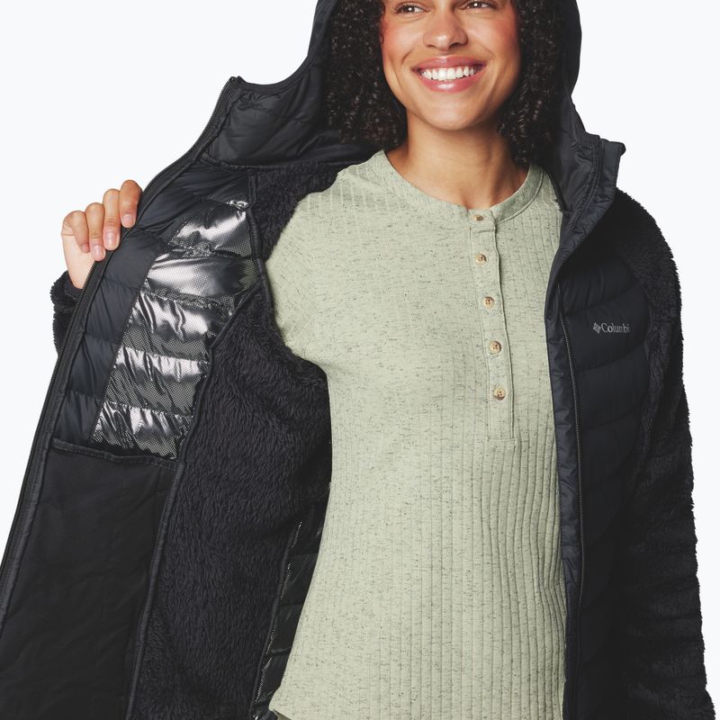 Gefütterte Damenjacke Columbia Powder Lite II Sherpa Hybrid black 6