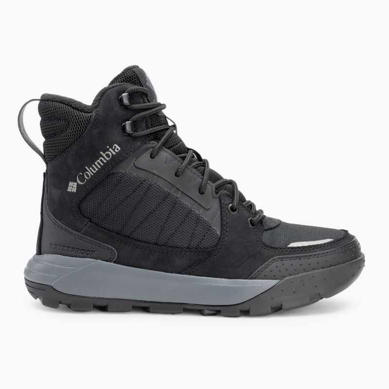 Herren Columbia Portlander Stiefel Ohi schwarz/ ti grau Stahl 2
