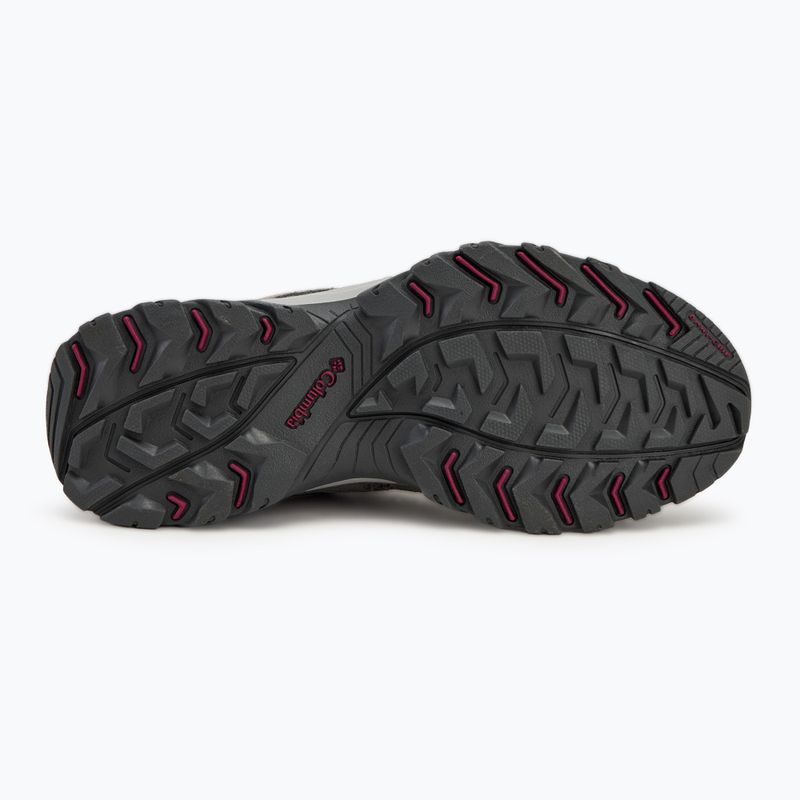 Damen-Trekkingstiefel Columbia Redmond III Wp ti titanium/ red onion 4