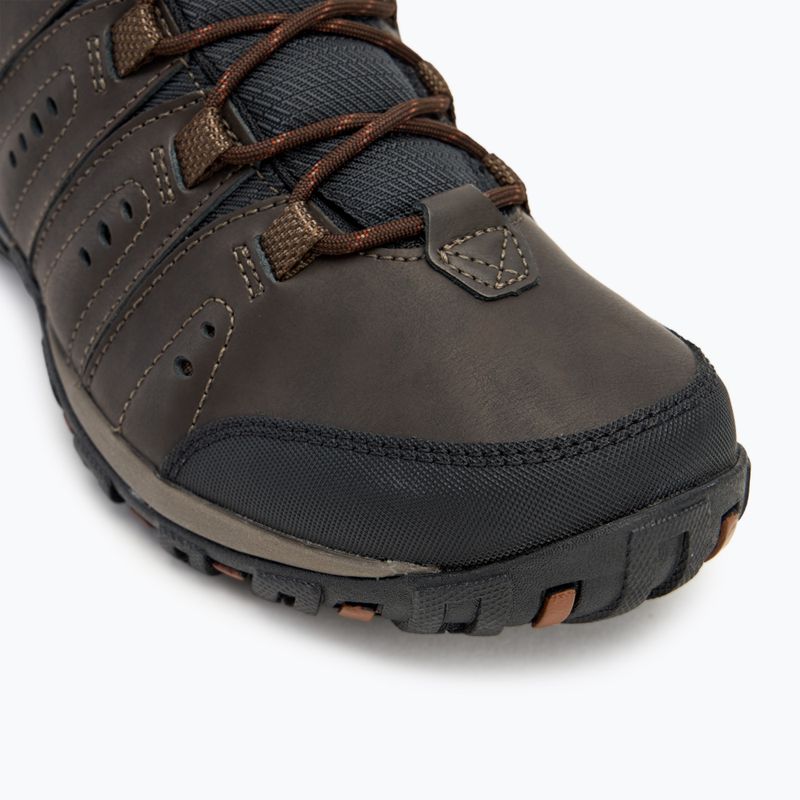 Columbia Woodburn II Waterproof Herren-Trekkingstiefel cordovan/ zimt 7