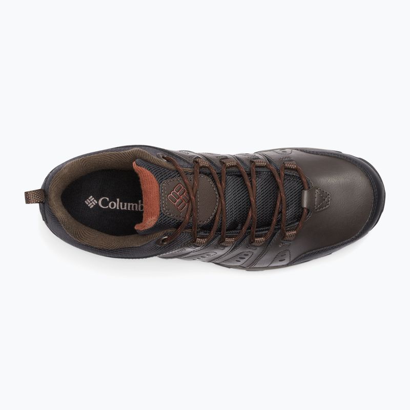 Columbia Woodburn II Waterproof Herren-Trekkingstiefel cordovan/ zimt 15
