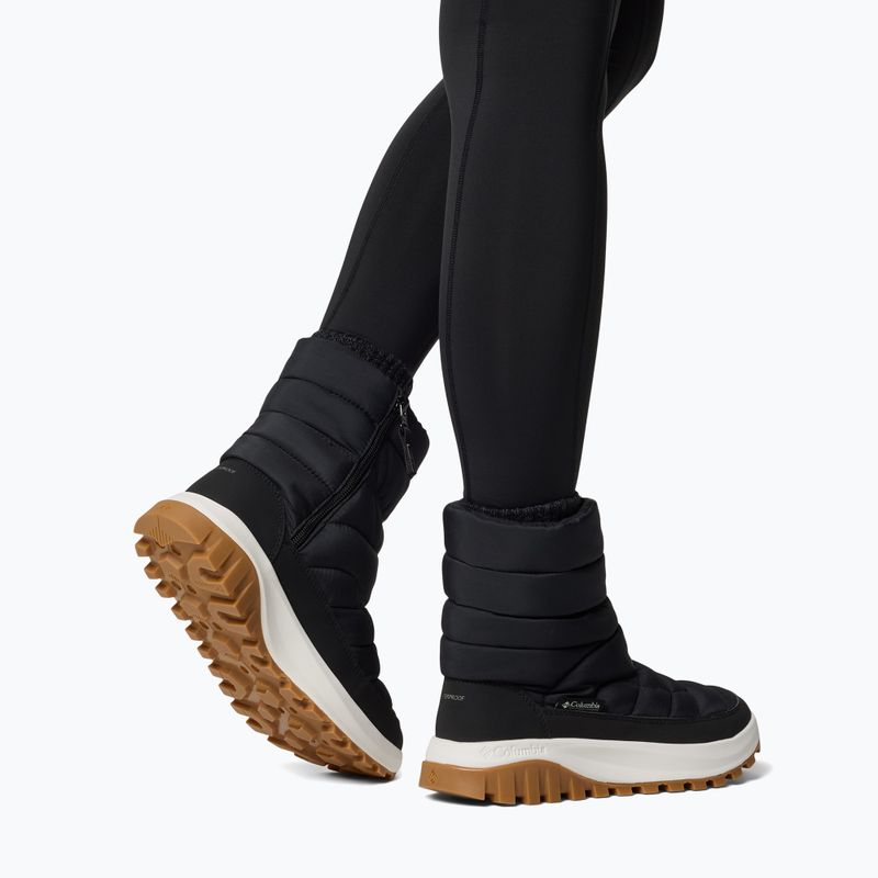 Damen-Winterstiefel Columbia Snowtrot Mid black/sea salt 11