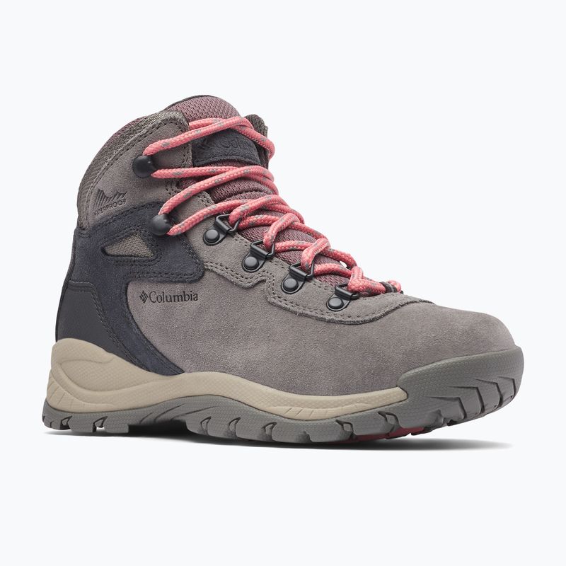 Damen-Trekkingschuhe Columbia Newton Ridge Plus Wp Amped Stratus/Canyon Rose 8