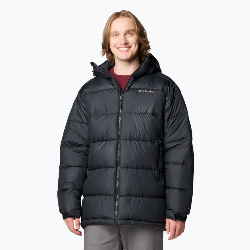 Herren Columbia Pike Lake Parka Daunenjacke schwarz