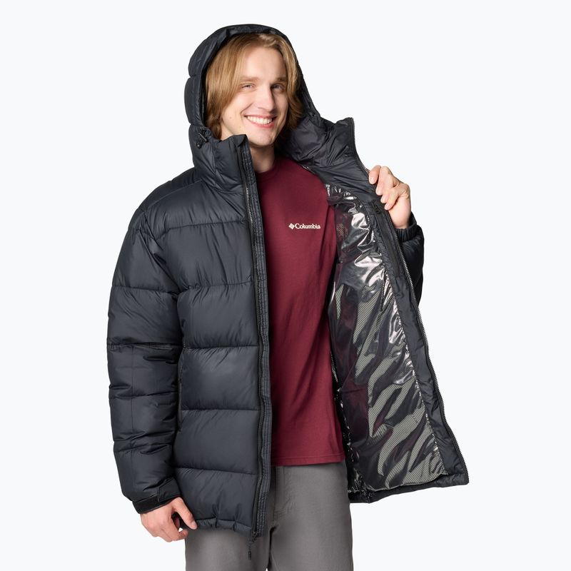 Herren Columbia Pike Lake Parka Daunenjacke schwarz 6