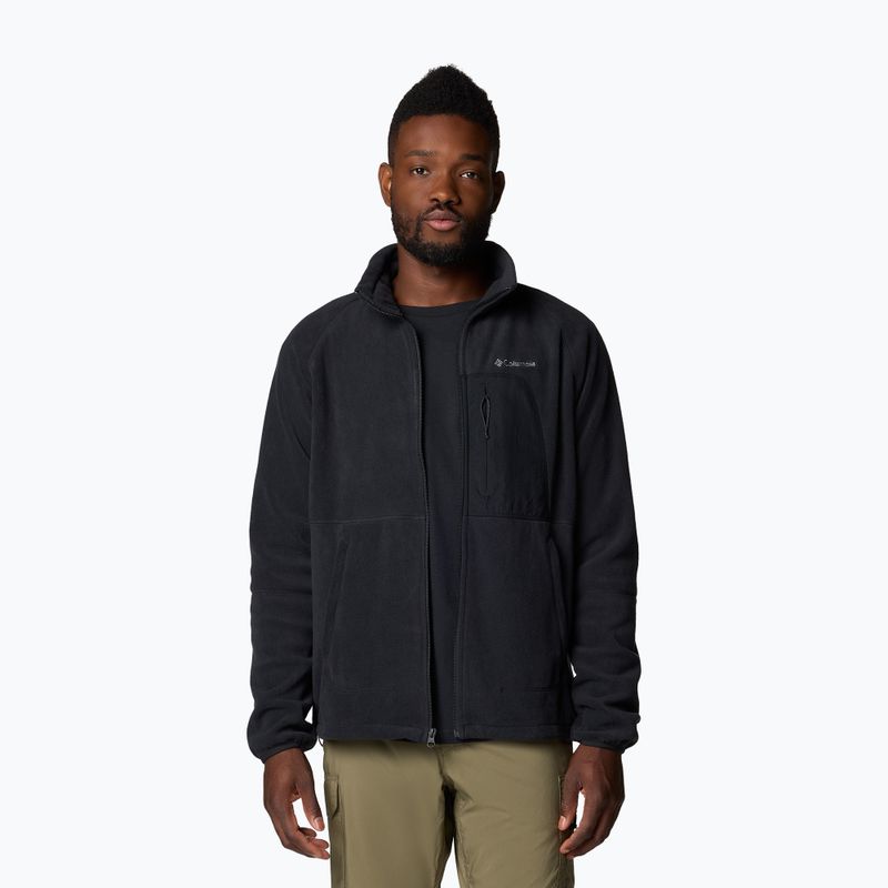 Fleece Sweatshirt Herren Columbia Rapid Expedition II Full Zip Fleece black