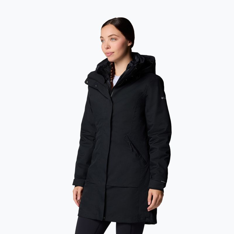 Damen 3-in-1 Jacke Columbia Pulaski II Interchange schwarz 6