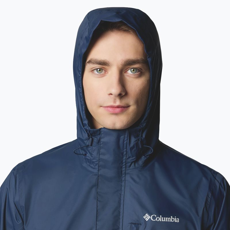 Columbia Pouring Adventure III Herren Regenjacke collegiate navy 6