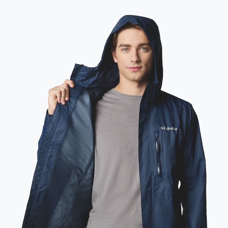 Columbia Pouring Adventure III Herren Regenjacke collegiate navy 7