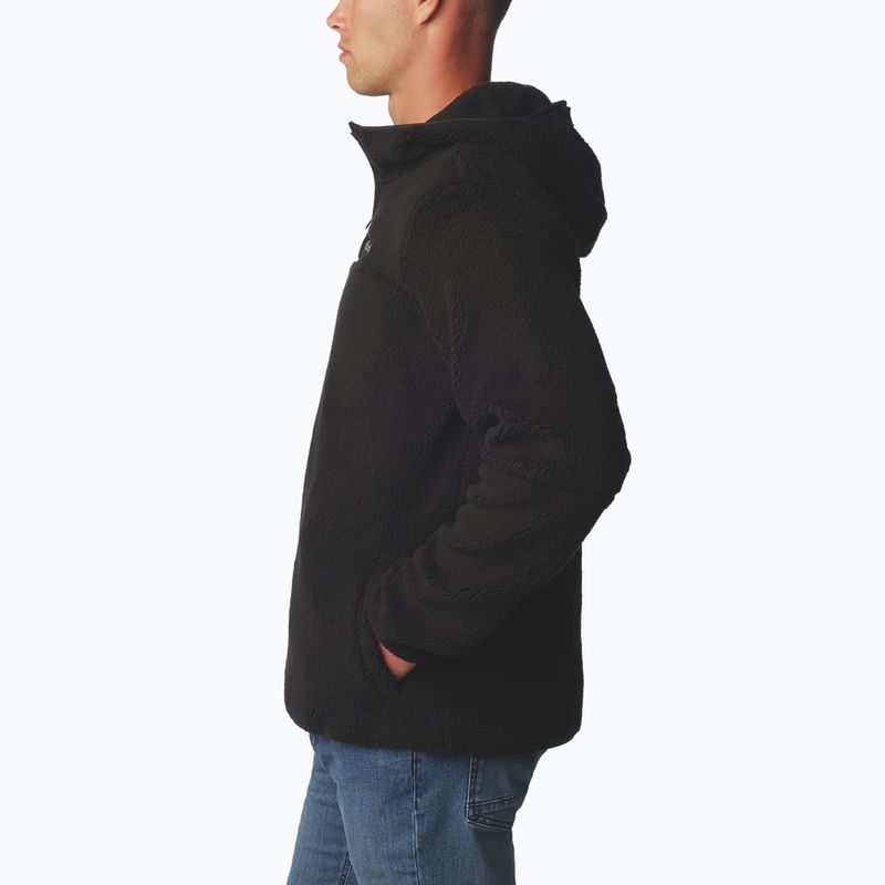 Columbia Rugged Ridge III Sherpa Herren Sweatshirt schwarz 5