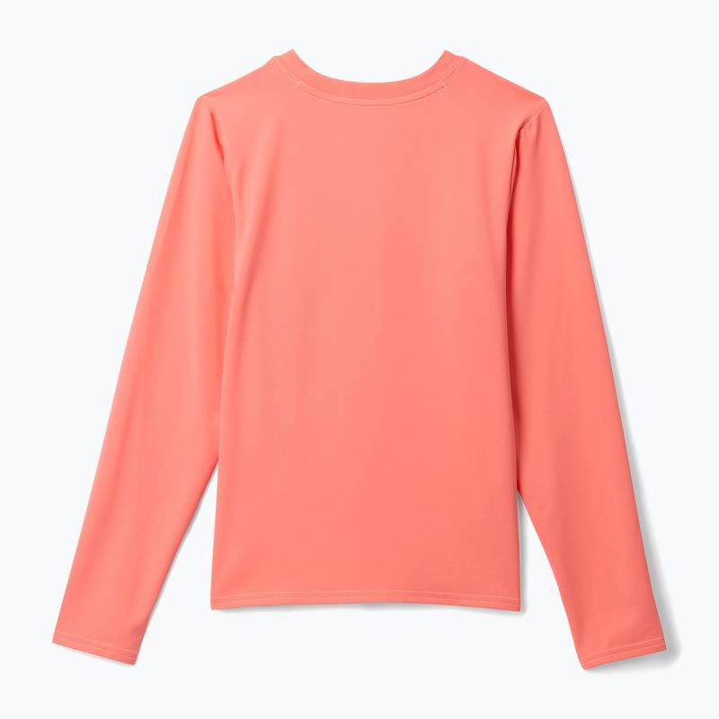 Trekking Longsleeve Kinder Columbia Chill River hot coral 2