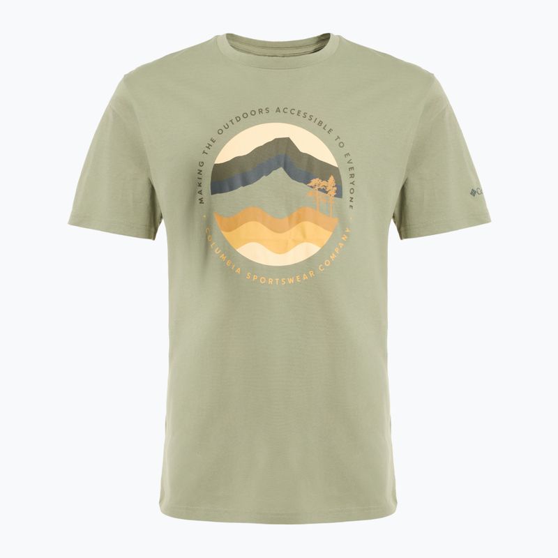 Shirt Herren Columbia Path Lake Graphic Tee II safari/circular 6