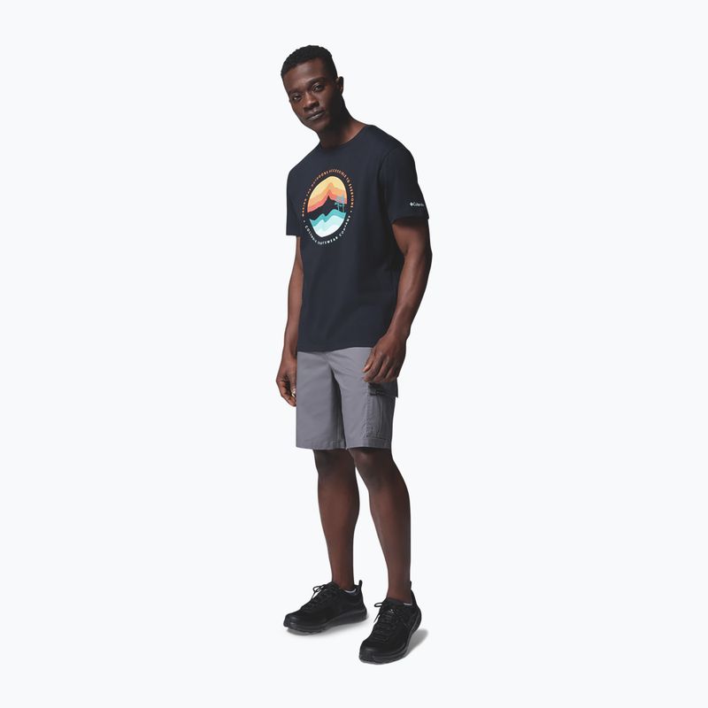 Shirt Herren Columbia Path Lake Graphic Tee II black/circular 2