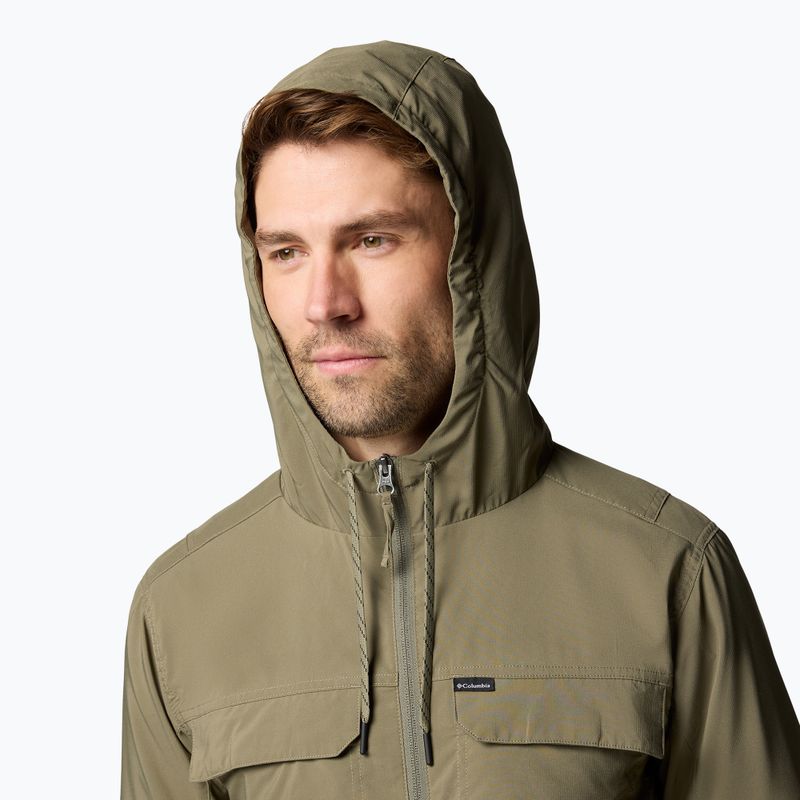 Trekking Hoodie Sweatshirt Herren Columbia Skien Valley Hooded stone green 5