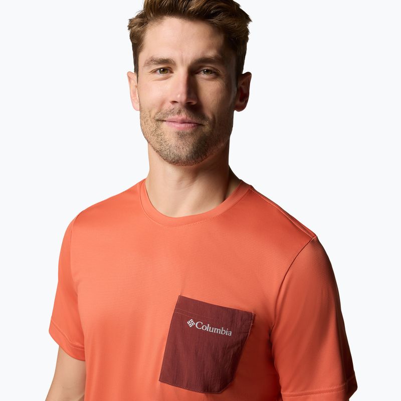 Shirt Herren Columbia Hike Pocket Crew tuscan heather 5
