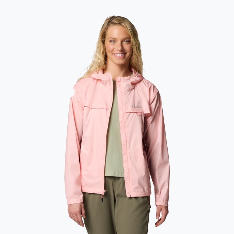 Windjacke Damen Columbia Crested Canyon Windbreaker pink sand/fig 4