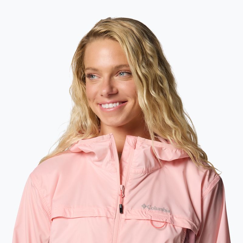 Windjacke Damen Columbia Crested Canyon Windbreaker pink sand/fig 5