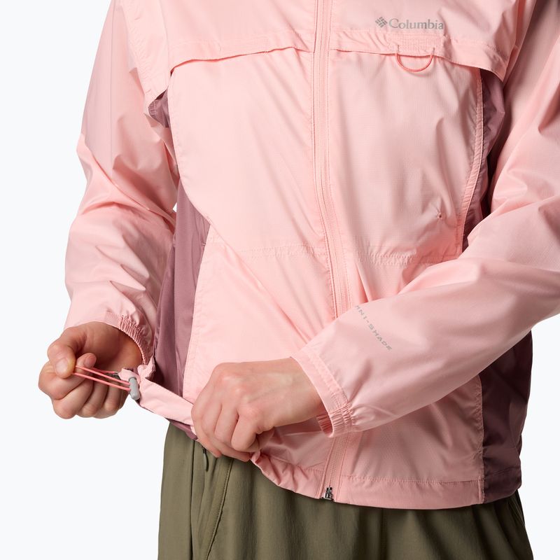 Windjacke Damen Columbia Crested Canyon Windbreaker pink sand/fig 7