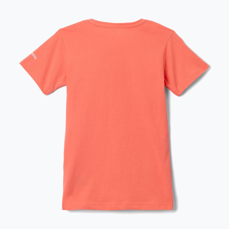 Trekking-Shirt Kinder Columbia Mission Lake Graphic hot coral/foxy swirl 2