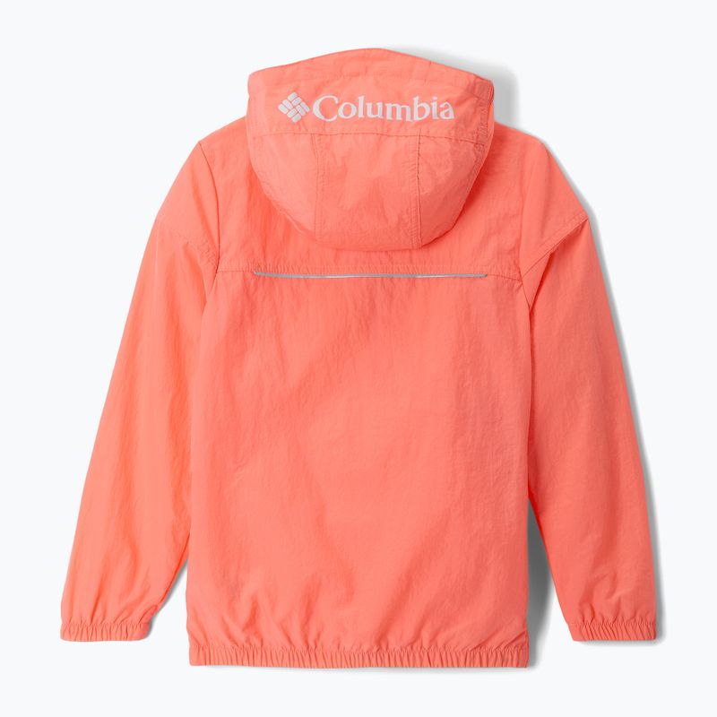 Windjacke Kinder Columbia Challenger II Windbreaker hot coral 2