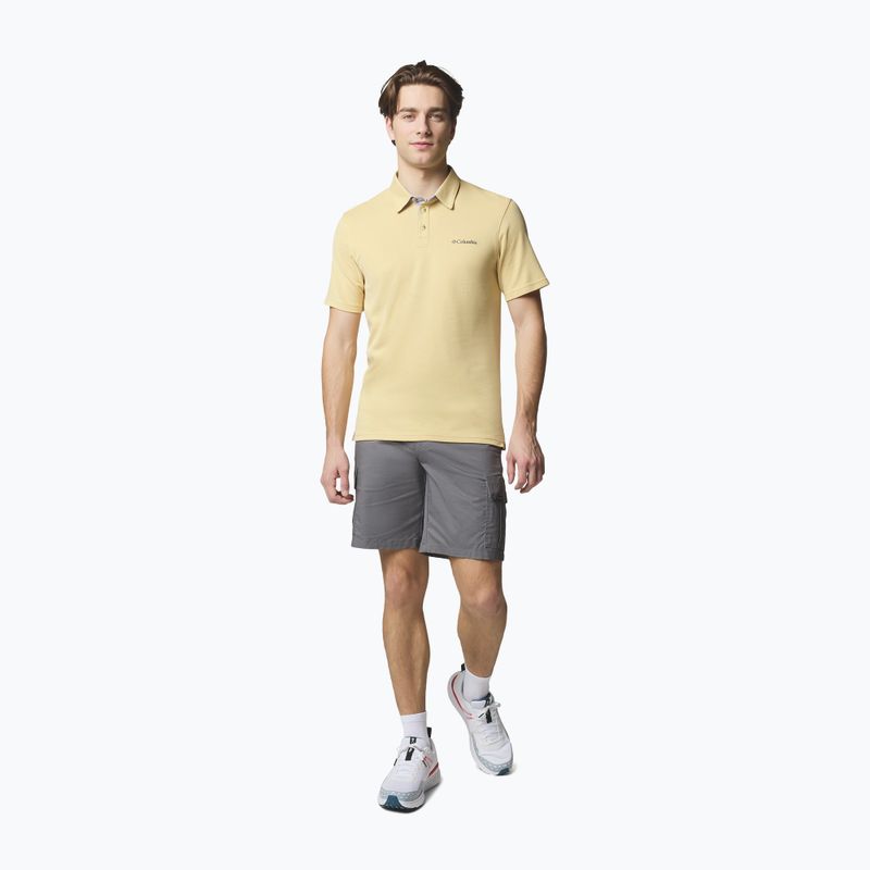 Herren T-Shirt Columbia Nelson Point Polo sand dune 2