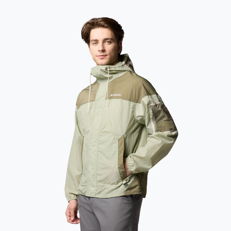 Herren-Windjacke Columbia Challenger II Windbreaker safari/stone green 3