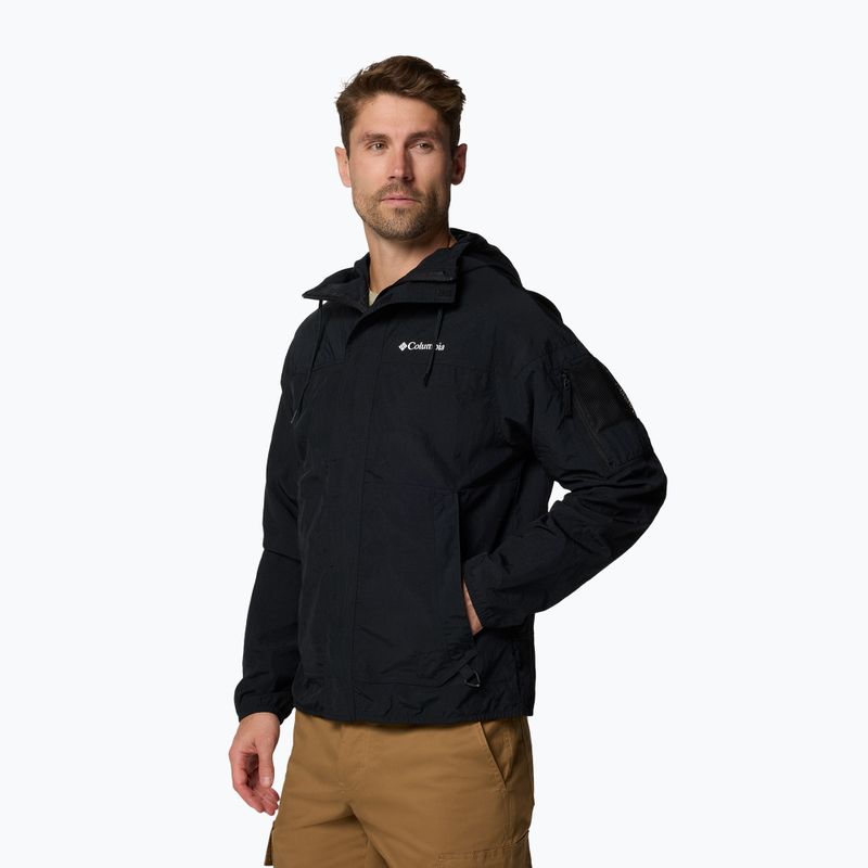 Herren-Windjacke Columbia Challenger II Windbreaker black 3