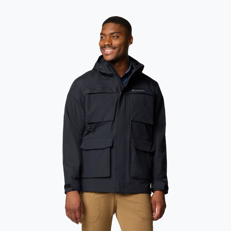 Herren-Regenjacke Columbia Landroamer II schwarz