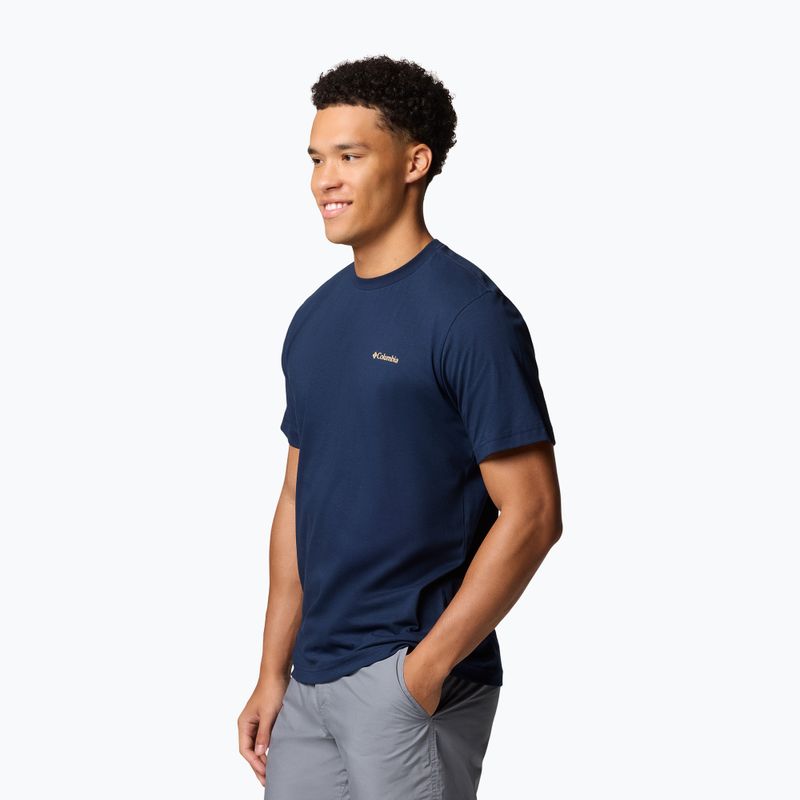 Shirt Herren Columbia Kettle River Back Graphic Tee collegiate navy 3