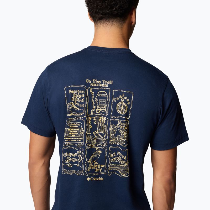 Shirt Herren Columbia Kettle River Back Graphic Tee collegiate navy 5