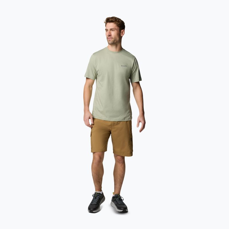 Shirt Herren Columbia Kettle River Back Graphic Tee safari/trailgu 2