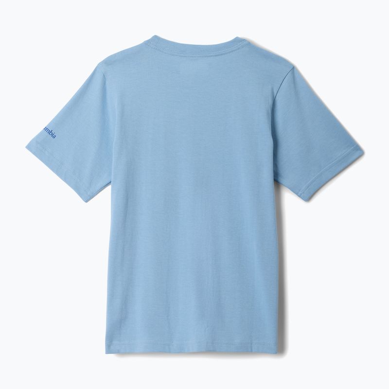 Shirt Kinder Columbia Valley Creek Graphic ripple blue/hike guide 2