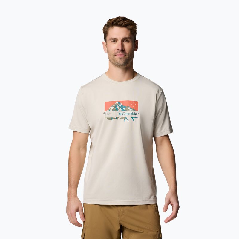 Shirt Herren Columbia Ice Lake II SS Tee dark stone/peak direction