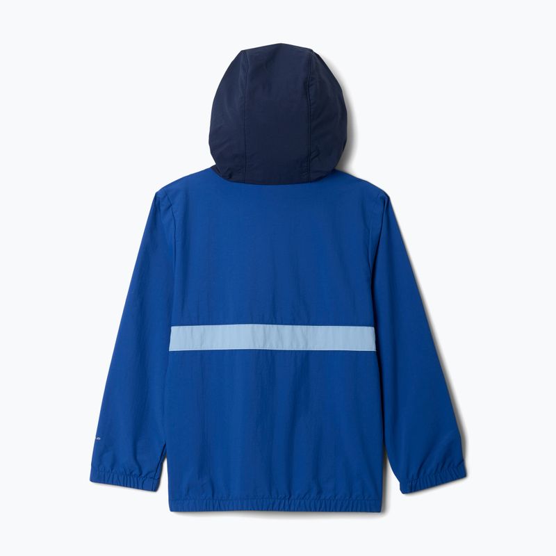 Windjacke Kinder Columbia Spire Valley Windbreaker mountain blue/collegiate navy/ripple blue 2