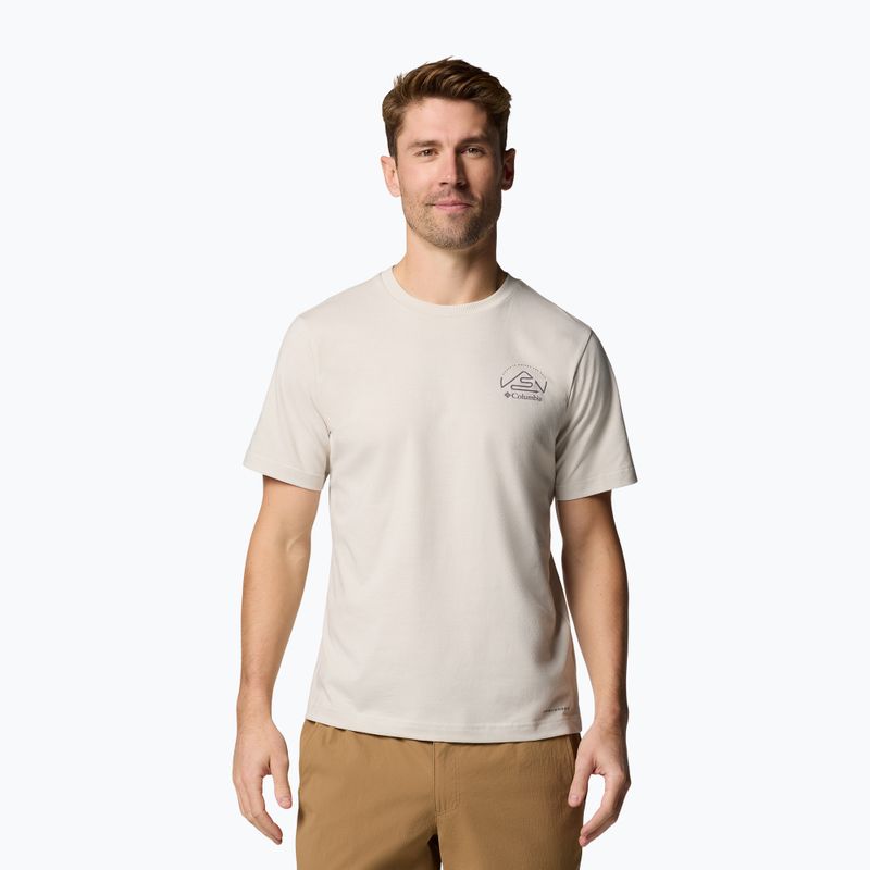 Shirt Herren Columbia Tunnel Valley Graphic Tee dark stone/naturally inclined
