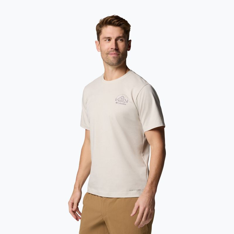 Shirt Herren Columbia Tunnel Valley Graphic Tee dark stone/naturally inclined 4