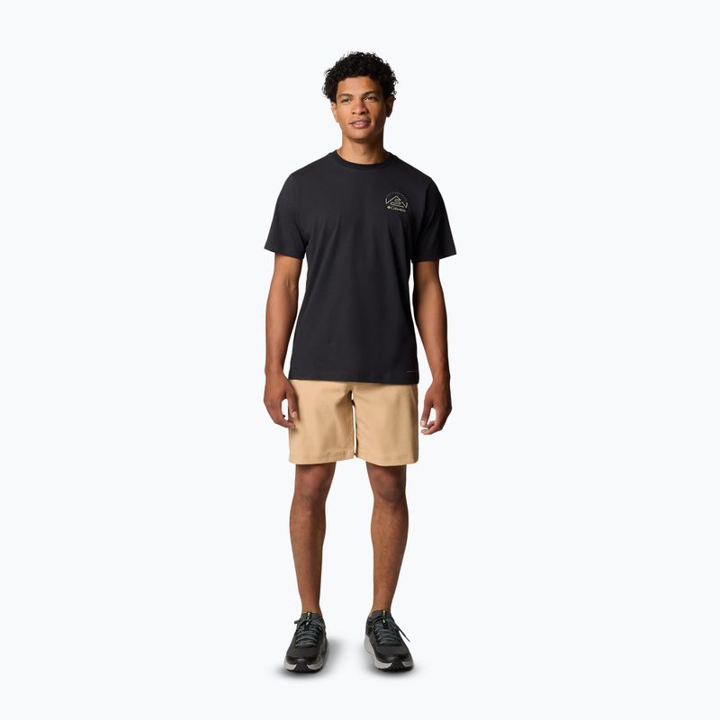 Shirt Herren Columbia Tunnel Valley Graphic Tee black/naturally inclined 2