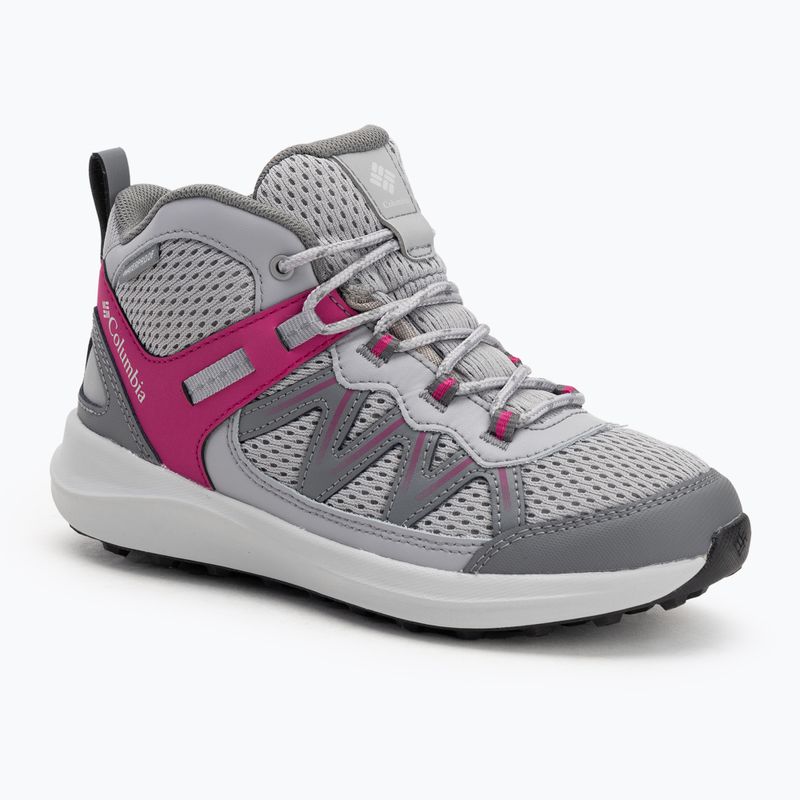 Wanderschuhe Kinder Columbia Youth Peakfreak Rush Mid Waterproof ti grey steel/teal