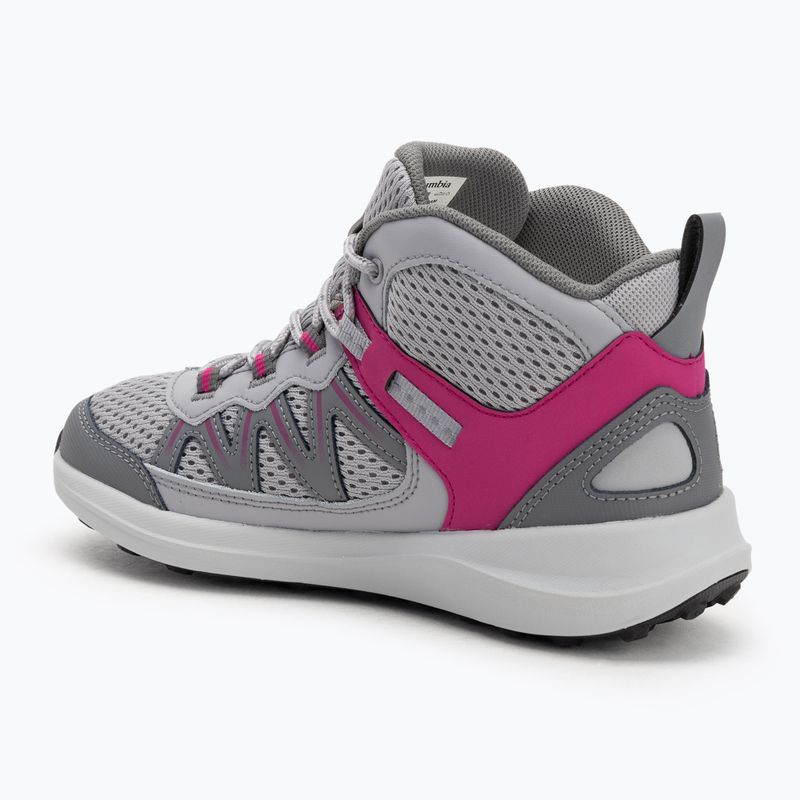 Wanderschuhe Kinder Columbia Youth Peakfreak Rush Mid Waterproof ti grey steel/teal 3